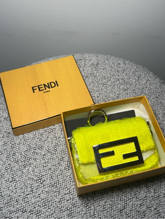 Fendi Handbags - Fendi Sequin Nano Baguette Bag / Bag Charm
